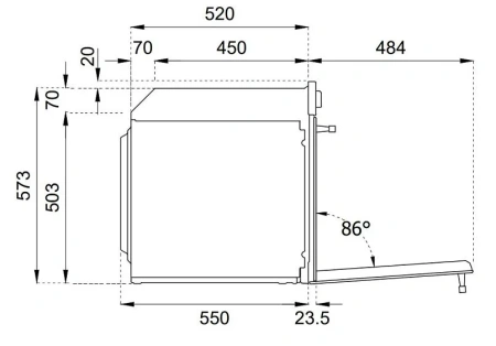 Духовой шкаф BERTAZZONI F605PROGKX