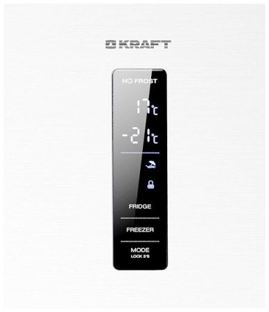 Холодильник Kraft KFHD 450 HWNF белый — фото