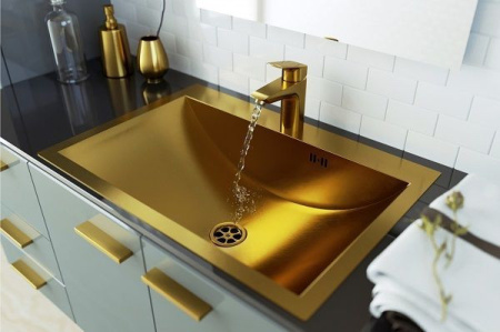 Кухонная мойка ZorG U4560 Inox BRONZE