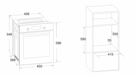Духовой шкаф SIMFER B4EB56055