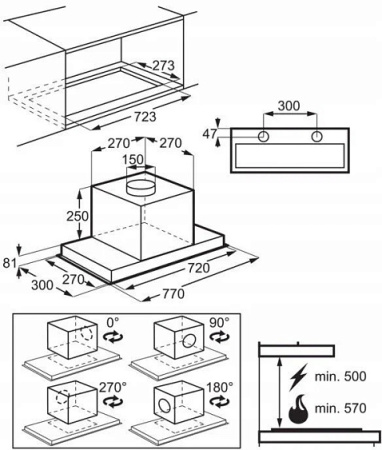 Вытяжка ELECTROLUX LFG719R