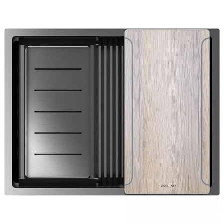 Кухонная мойка PAULMARK NEXT-MULTI SINK PM785845-GM