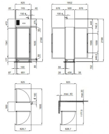 Винный шкаф GEMM WL5/122S