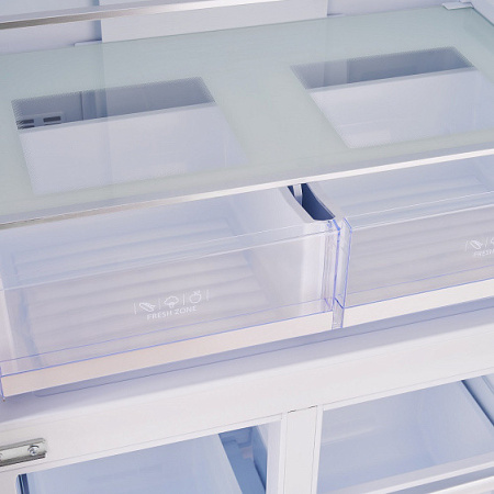 Холодильник TESLER RCD-482I BEIGE GLASS