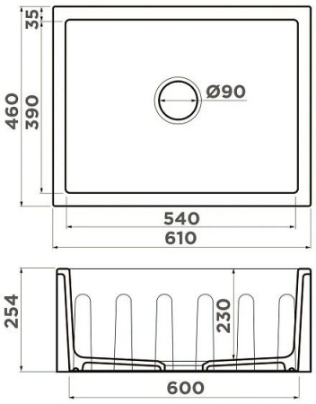 Кухонная мойка OMOIKIRI Mikura 61-RG MATT (4911256)