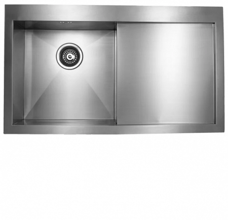 Кухонная мойка SEAMAN Eco Marino SMV-860R с клапан-автоматом нержавеющая сталь