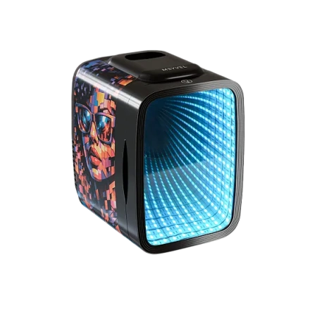Мини-бар MEYVEL MD-04C3B-RGB с принтом женщина в очках-мозаика