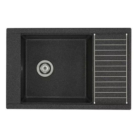 Кухонная мойка АКВАТОН Делия 78 1A715132DE210 графит