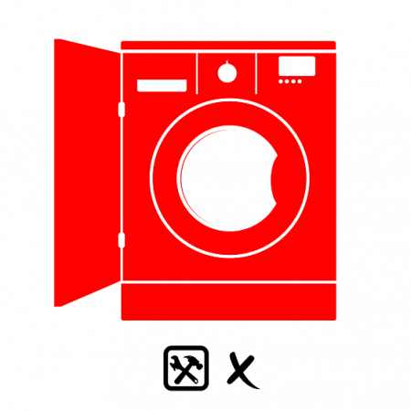 Установка вст. стиральных и сушильных машин стандартная