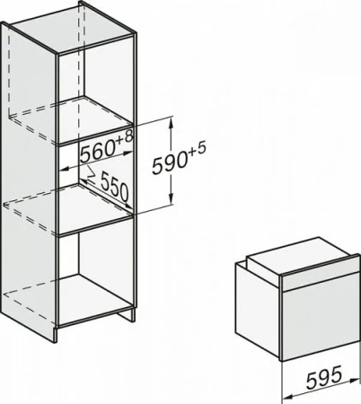 Духовой шкаф MIELE H 2861 BP CLST