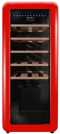 Винный шкаф TESLER CWC-248 RUBY RED — фото