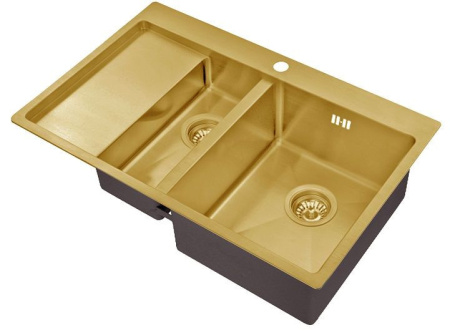 Кухонная мойка  ZORG SZR 5178-2-R BRONZE