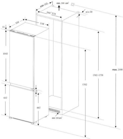 Холодильник LEX RBI 275.21 DF
