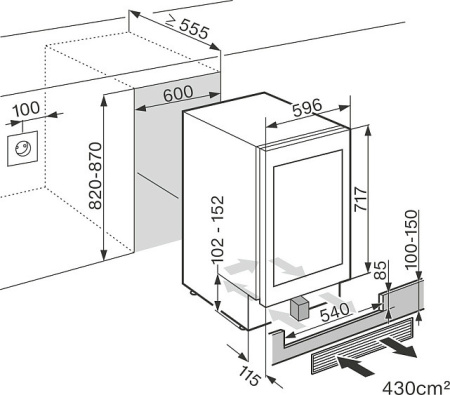 Винный шкаф MIELE KWT 6322 UG OBSW