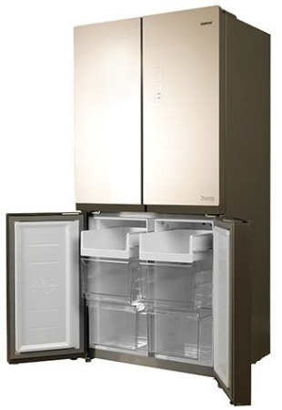 Холодильник CENTEK CT-1756 NF Beige Glass