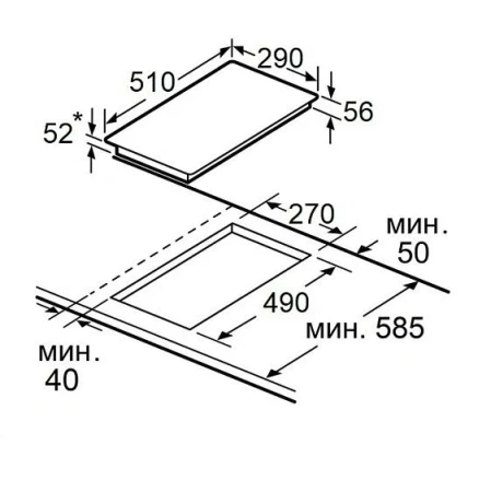 Варочная поверхность MAUNFELD AVCE3022DBK
