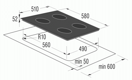 Поверхность GORENJE ict 621 ac