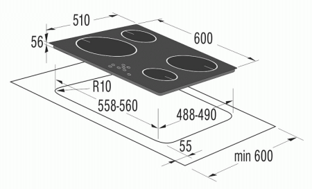 Поверхность GORENJE it 612 asc