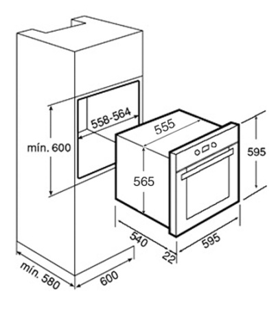 Электрический духовой шкаф TEKA hs 735