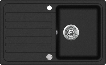 Кухонная мойка AQUASANITA Notus SQ101AW (black metallic 601)