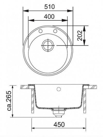 Мойка FRANKE 114.0175.354  rog 610-41 включая стоп-вентиль, белый