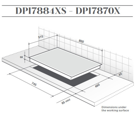 Варочная поверхность DE DIETRICH DPI7870X
