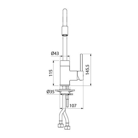 Смеситель IDDIS Kitchen 360 K36SBJBi05