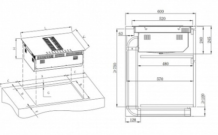 Варочная поверхность KORTING HIBH 68980 NB
