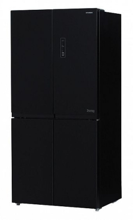 Холодильник HYUNDAI CM5005F черное стекло