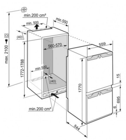Холодильник LIEBHERR icn 3366