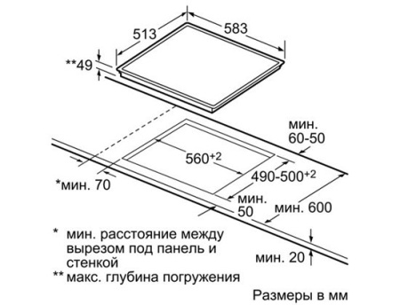 Поверхность BOSCH pkn646f17r