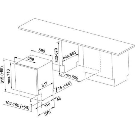 Посудомоечная машина FRANKE FDW 612 E6P A++