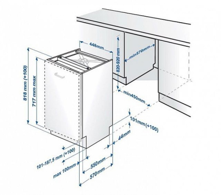 Посудомоечная машина BEKO dis 4530