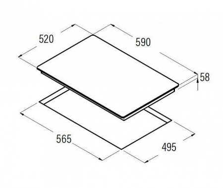Варочная панель CATA IB 6304 BK