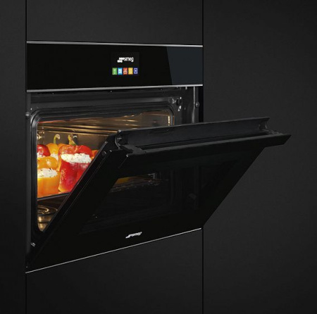 Духовой шкаф электрический компактный SMEG SF4604PVCNX1