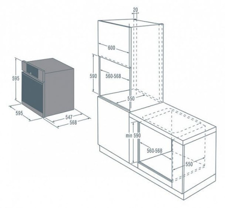 Духовой шкаф GORENJE go 778 x
