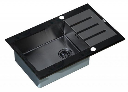 Кухонная мойка ZORG GL-7851-BLACK-GRAFIT