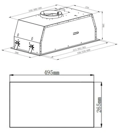 Вытяжка SCHAUB LORENZ SLD EY5107
