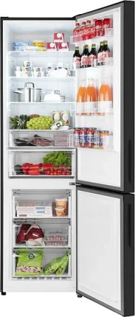Холодильник WEISSGAUFF WRK 2000 Full NoFrost Inverter Black Glass