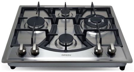 Варочная поверхность GINZZU HCG-424 нержавеющая сталь