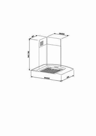 Вытяжка KUPPERSBERG KAMINOX 60 X