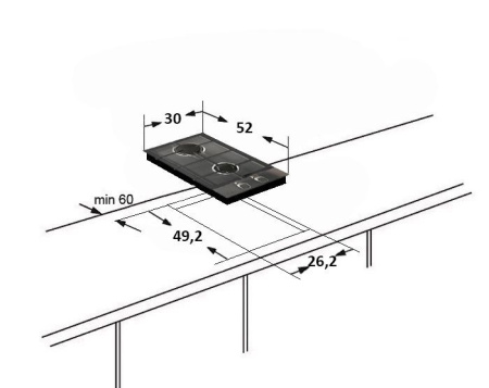 Варочная панель Monsher MKFG 30G20 SFN