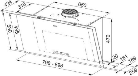 Вытяжка FRANKE FMA 2.0 PRO 907 BK (330.0682.357)