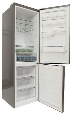 Холодильник LERAN CBF 220 нержавеющая сталь