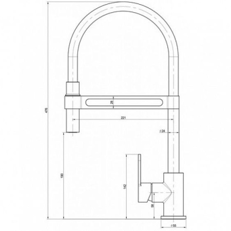Смеситель LEMARK Soul LM6006C хром