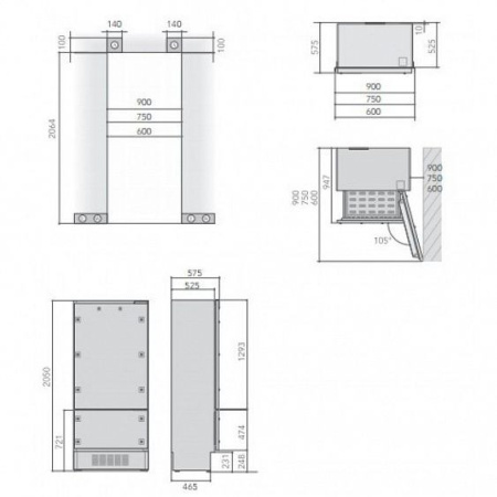 Винный шкаф TEMPTECH VWCR36DS