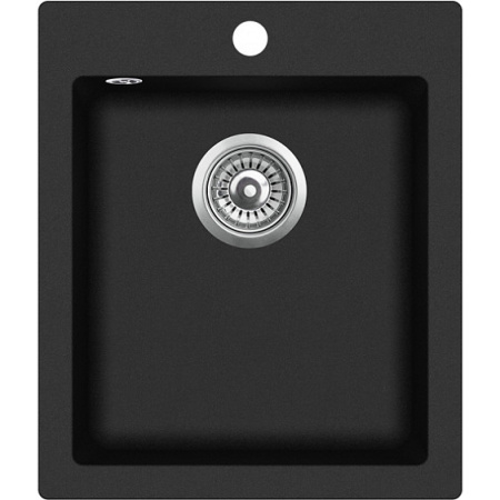 Кухонная мойка AQUASANITA Simplex SQS100W (black metallic 601)