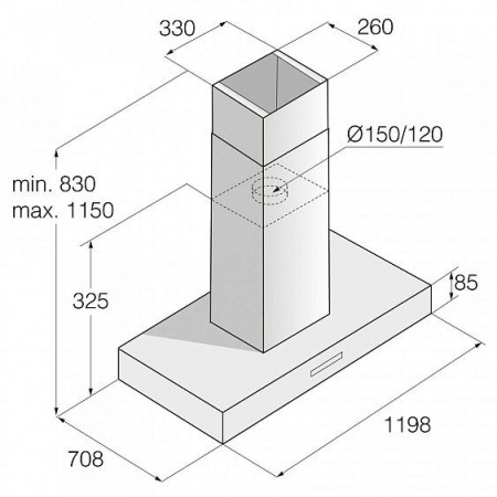 Вытяжка ASKO CI41230G