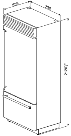 Холодильник SMEG RF376LSIX