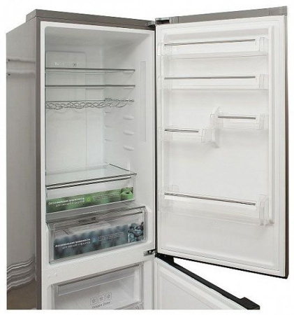 Холодильник LERAN CBF 220 нержавеющая сталь